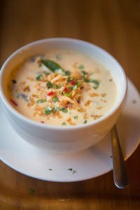 Young Coconut Curry Soup 